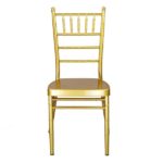 Tiffany stolica zlatne boje